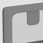 Tulano, Cover 30, barierka ochronna na łóżko, grey, 200 cm