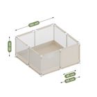 Tulano, Cozy 20, kojec dla dzieci, beżowy, 130 cm