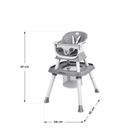 Tulano, Morsel 50, krzesełko do karmienia 9w1, szary