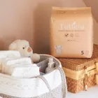Tuttelu, bambusowe pieluszki jednorazowe, rozmiar 5, 10-14 kg, 20 szt.