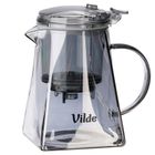 Vilde, dzbanek z zaparzaczem spustowym do herbaty, szklany, 730 ml