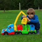 Wader, Magic Truck Basic, ciężarówka z kontenerami do recyclingu