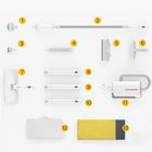 Xiaomi, Deerma Multifunctional Steammer, wielofunkcyjne urządzenie parowe 5w1, ZQ610, biało-czerwone