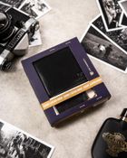 Zestaw prezentowy: Portfel, Brelok, czarny, skórzany, Peterson