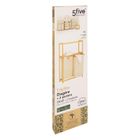 5five Simply Smart, regał bambusowy z koszem na pranie, Tidy box,, 72-33-109 cm