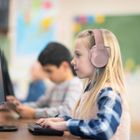 Alecto, BV-73, nauszniki wygłuszające dla dzieci, różowe