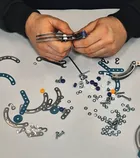 Alexander, Mały Konstruktor, Dinnozaur Velociraptor, zestaw konstrukcyjny, 202 elementy