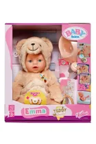 Baby Born, Emma w stroju niedźwiadka, lalka bobas, 43 cm