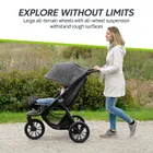 Baby Jogger, City Elite 2w1, wózek spacerowy z gondolą, terenowy, pike