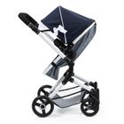 Bayer Design, Neo Vario Combi, głęboki wózek dla lalek z torbą, granatowy