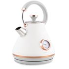 Berdsen, czajnik elektryczny z termometrem, biały, 1.7l, BD-701