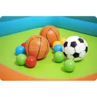 Bestway, plac zabaw dmuchany z piłkami. 120-107-84 cm