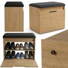 Boximo, Vira, szafka na buty z siedziskiem i schowkiem, 60-50-35 cm