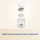 Canpol babies, Natural Shape, butelka ze smoczkiem dwustrefowym, 150 ml