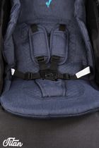 Caretero, Titan, wózek spacerowy, granatowy