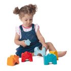 Chicco, Eco+, Układanka i wieża 2w1, zwierzątka