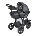 Chicco, Trio Activ3, wózek głęboko-spacerowy + pasy do mocowania gondoli, Iron