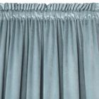 Eurofirany, zasłona zaciemniająca gotowa, na taśmie, d91, Rosa, 135-300 cm, morski