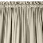 Eurofirany, zasłona zaciemniająca gotowa, na taśmie, Rosa, 140-300 cm, beżowy