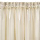 Eurofirany, zasłona zaciemniająca gotowa, Sibel, na taśmie, 140-270 cm, kremowy