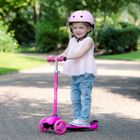 EVO, jeździk i hulajnoga 2w1, różowa