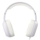 Hama, Fun C, słuchawki przewodowe, nauszne, z mikrofonem, USB‑C, białe
