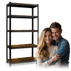 Humberg, regał metalowy magazynowy, czarny, 180-90-40 cm