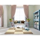 Humbi, mata piankowa, puzzle piankowe, kremowe, beżowe, 60-60 cm, 9 szt.