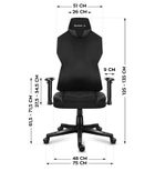 Huzaro, Combat 6.2, fotel gamingowy, RGB, Black