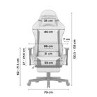 Huzaro, Force 5.7 Grey, fotel gamingowy