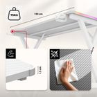 Huzaro, Hero 2.3, biurko gamingowe, białe, RGB, 120 cm