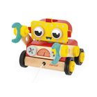 Janod, Brico ‘Kids, drewniany robot, zestaw majsterkowicza do skręcania i ciągnięcia