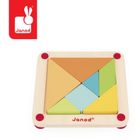 Janod, Essentiel, Tangram, drewniana układanka