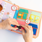 Jolly Designs. 1 2 3. Książeczka sensoryczno-manipulacyjna