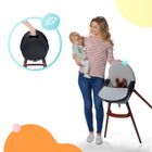Kinderkraft, Finix, krzesełko do karmienia, Ecru