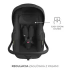 Kinderkraft, I-Lite, fotelik samochodowy + baza Endura Safe Fx, 40-87 cm, black