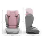 Kinderkraft, I-Spark 2 Plus, i-Size, fotelik samochodowy, pink, 100-150 cm