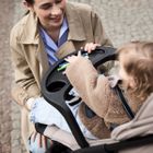 Kinderkraft, Trig 3, wózek spacerowy z tacką, Velvet Mocca