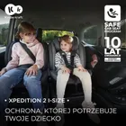 Kinderkraft, Xpedition 2, 360, fotelik samochodowy, obrotowy, Black, 40-150 cm