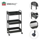 Kinghoff, mobilny barek, regał wielofunkcyjny, kh-1941