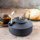 Kinghoff, zaparzacz żeliwny imbryk z filtrem, 1l