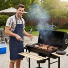 Klausberg, grill węglowy na kółkach z półkami, kb-9033