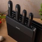 Klausberg, zestaw noży i desek kuchennych w stojaku, kb-7980