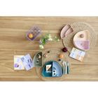 Lassig, Tiny Team, zestaw silikonowych naczyń, kotek, 3 szt.