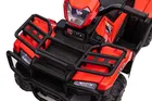 Lean Cars, quad, pojazd na akumulator, czerwony