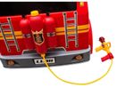 Lean Toys, wóz strażacki, pojazd na akumulator, czerwony, LL911