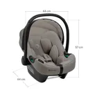 Lionelo, Astrid, i-Size, fotelik samochodowy, Beige Taupe