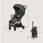 Lionelo, Bess, wózek spacerowy, green forest