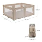 Lionelo, Florence, kojec dla dzieci, Easy Fold, beige sand