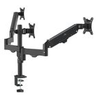 Maclean, uchwyt ns 3 monitory, sprężyna gazowa, 17"-27", 2-8 kg, czarny, MC-137